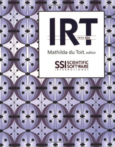 Stock image for IRT from SSI for sale by dsmbooks