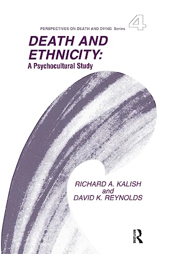 Imagen de archivo de Death and Ethnicity : A Psychocultural Study a la venta por Better World Books