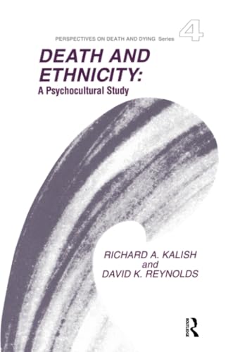 Stock image for Death and Ethnicity : A Psychocultural Study for sale by Better World Books