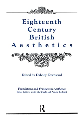 Imagen de archivo de Eighteenth-Century British Aesthetics a la venta por Robert S. Brooks, Bookseller