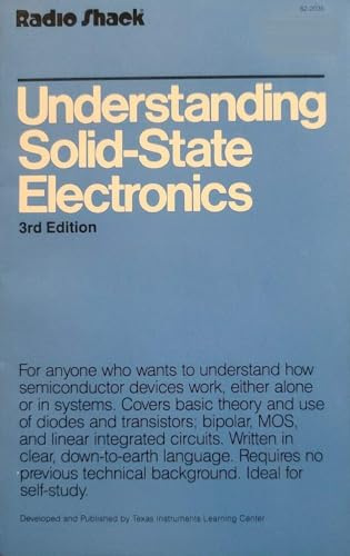 Imagen de archivo de Understanding Solid State Electronics a la venta por Re-Read Ltd