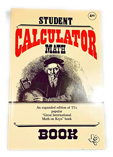 Imagen de archivo de Student Calculator Math a la venta por Top Notch Books