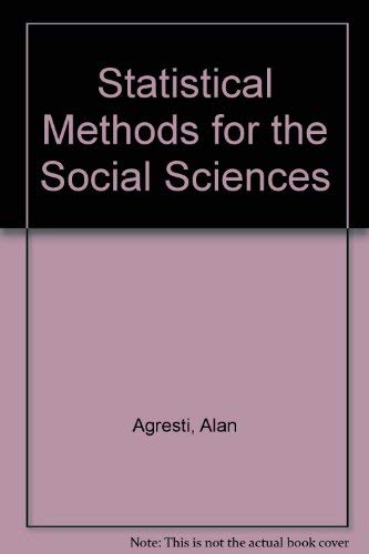 Imagen de archivo de Statistical methods for the social sciences a la venta por ThriftBooks-Atlanta