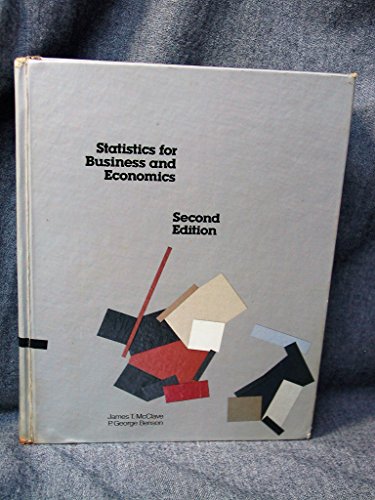 9780895170330: Statistics for business and economics