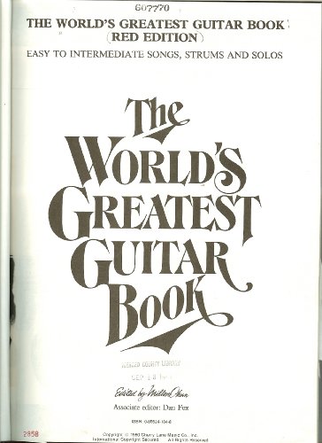 Imagen de archivo de Worlds Greatest Guitar Book (Red Edition) a la venta por Aaron Books