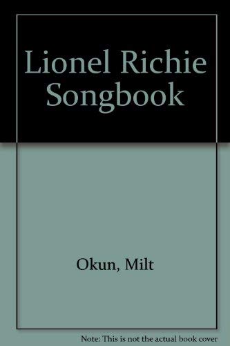 Beispielbild fr Lionel Richie Songbook zum Verkauf von ThriftBooks-Dallas