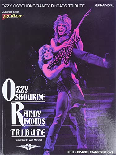 Ozzy Osbourne The Randy Rhoads Years Legendary Licks Guitar Classic
Songs Guitar Legendary Licks