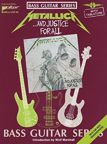 9780895244499: Metallica - ...and Justice for All (Bass Guitar)