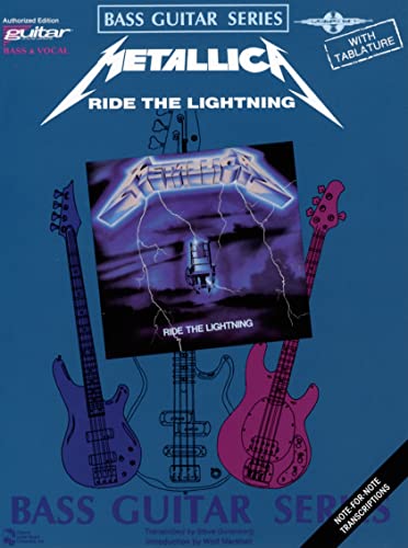 9780895245540: Metallica - Ride the Lightning: Play it Like it is Bass