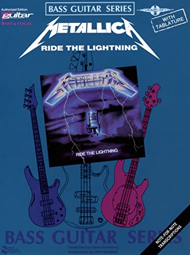 9780895245540: Metallica - Ride the Lightning* (Bass Guitar)