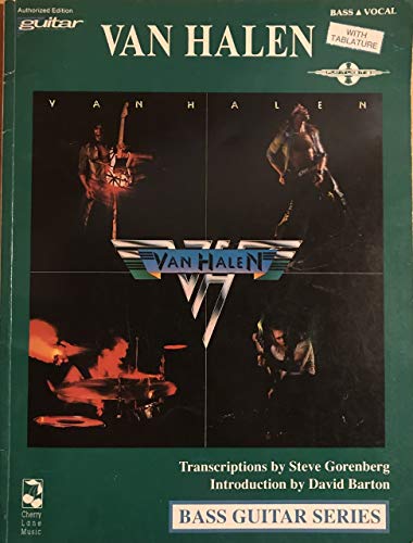 9780895246073: Van Halen Bass & Vocal with Tablatire - Cherry Lane Music (Play Like it is, Van Halen)
