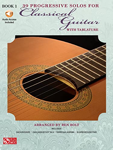 9780895247414: 39 progressive solos for classical guitar guitare +enregistrements online: Book 1 (Thirty-Nine Progressive Solos for Classical Guitar)