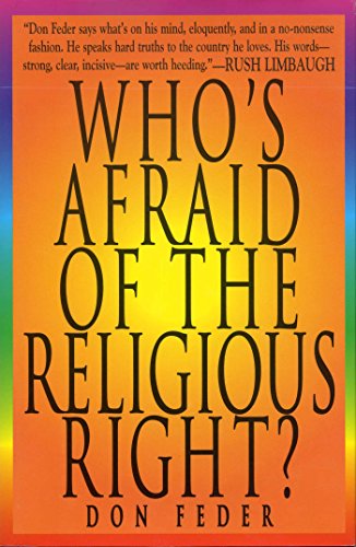 Stock image for Who's Afraid of the Religious Right? Feder, Don for sale by Mycroft's Books