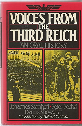 Beispielbild fr Voices from the Third Reich : An Oral History zum Verkauf von Better World Books