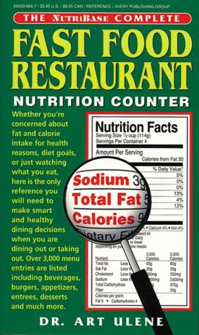 Beispielbild fr The NutriBase Complete Fast Food Restaurant Nutrition Counter zum Verkauf von Half Price Books Inc.