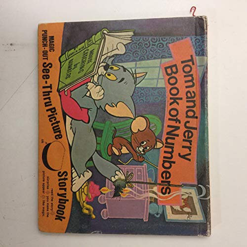 9780895310040: Tom and Jerry Book of Numbers Magic Punch-Out See-Thru Picture Storybook