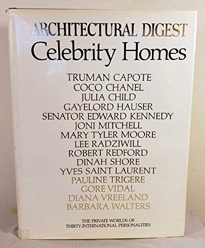 Stock image for Celebrity_Homes-Architectural_Digest_Presents_The_Private_Worlds_Of_Thirty for sale by Ann Becker