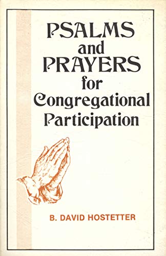 Beispielbild fr Psalms and Prayers for Congregational Participation zum Verkauf von Wonder Book
