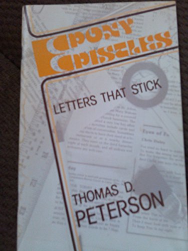 Beispielbild fr Epoxy Epistles: Letters That Stick zum Verkauf von Wonder Book