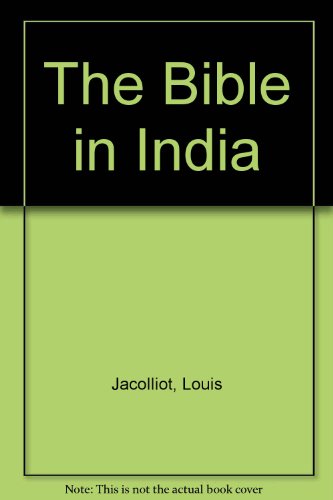 Beispielbild fr The Bible in India zum Verkauf von The Book Spot