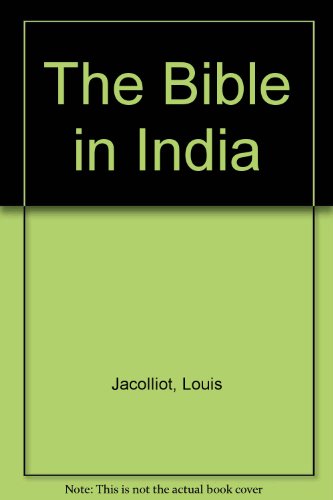Imagen de archivo de The Bible in India a la venta por The Book Spot