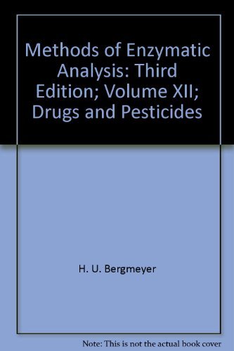 Imagen de archivo de Methods of Enzymatic Analysis: Drugs and Pesticides a la venta por Bookmonger.Ltd