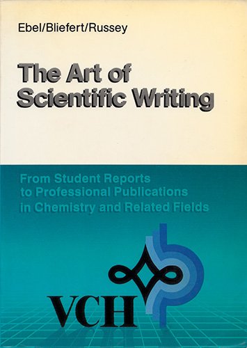 Beispielbild fr The Art of Scientific Writing zum Verkauf von Better World Books