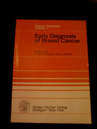 Stock image for Early Diagnosis of Breast Cancer for sale by Doss-Haus Books