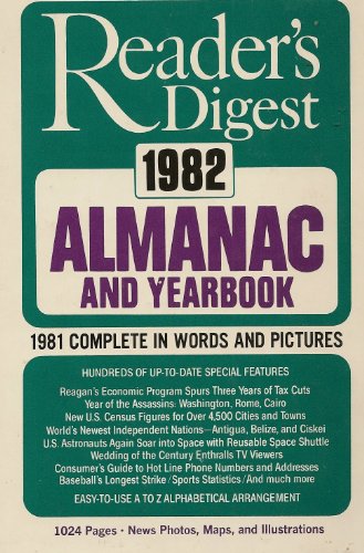 Beispielbild fr Reader's Digest Almanac and Yearbook, 1982 zum Verkauf von Books of the Smoky Mountains