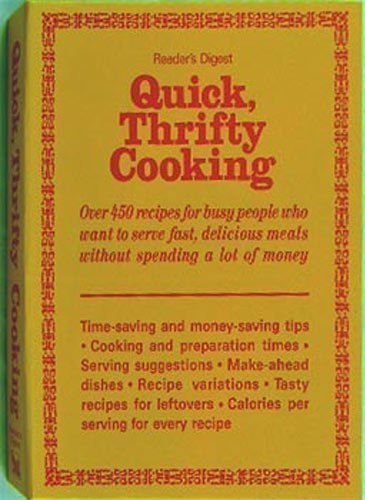 Stock image for Quick, Thrifty Cooking for sale by Books of the Smoky Mountains