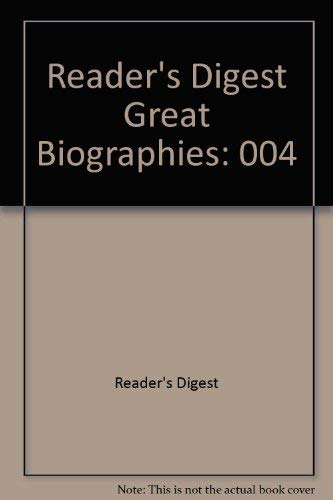 Stock image for Reader's Digest Great Biographies for sale by Valley down In