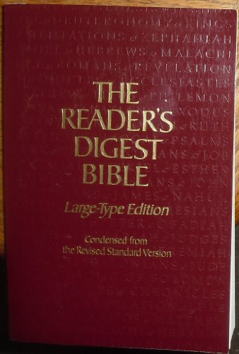 9780895773685: The Reader's Digest Bible (Genesis to Job, Volume I)