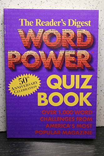 Imagen de archivo de Word Power Quiz Book a la venta por ThriftBooks-Dallas