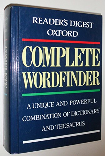 Beispielbild fr Reader's Digest Oxford Complete Wordfinder zum Verkauf von Ergodebooks