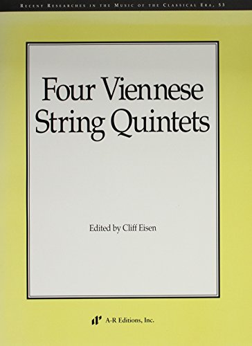 Four Viennese String Quartets (Recent Researches in the Music of the Classical Era) (9780895794178) by Cliff Eisen