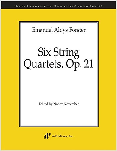 Stock image for Six String Quartets, Op.21. Edited by Nancy November. [Score]. for sale by Colin Coleman Music