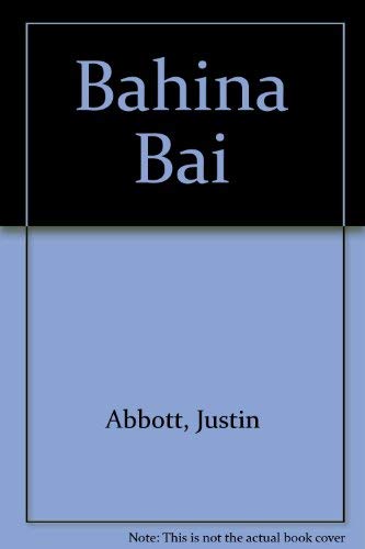 Beispielbild fr Bahina Bai. A Translation of Her Autobiography and Verses. English and Marathi Ediiton zum Verkauf von The Bookseller