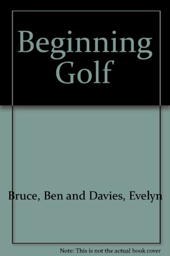 Beispielbild fr Beginning Golf zum Verkauf von medimops