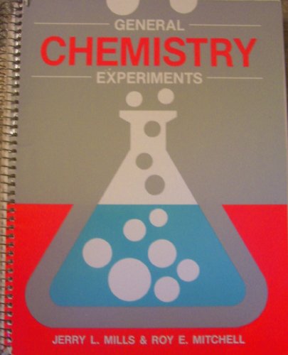 Stock image for General Chemistry Experiments for sale by Better World Books