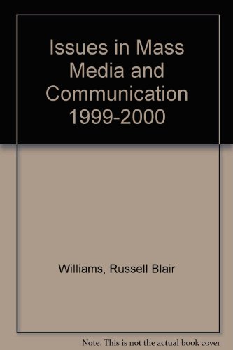 ReadingsPlus With WebLinks: Issues In Mass Media And Communication (9780895824653) by Williams, Russell Blair; "Williams, Russell"; Williams, Russell