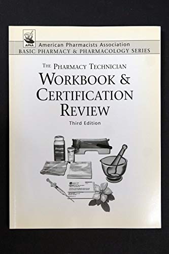 Imagen de archivo de Pharmacy Technician Workbook Certification Review a la venta por Front Cover Books