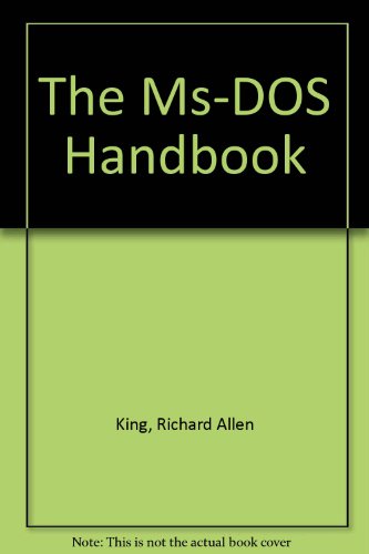 9780895883520: The Ms-DOS Handbook