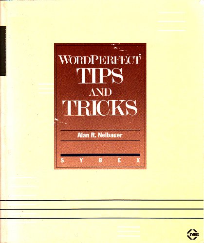 Stock image for WordPerfect tips and tricks for sale by Thomas F. Pesce'