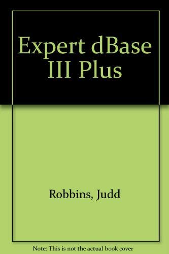 Beispielbild fr Expert dBASE III Plus zum Verkauf von Wonder Book