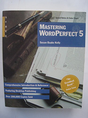 Beispielbild fr Mastering Wordperfect 5 zum Verkauf von Wonder Book