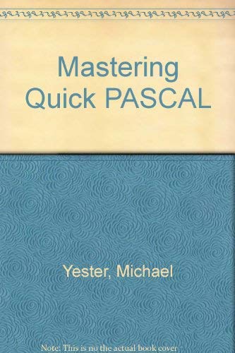Stock image for Mastering Quickpascal for sale by HPB Inc.