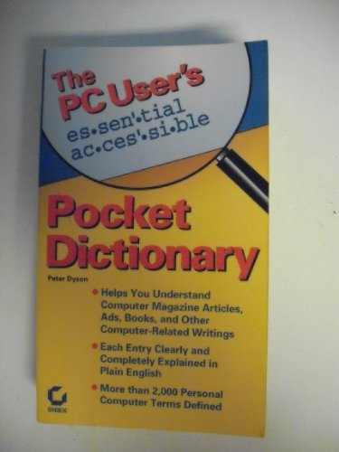 Beispielbild fr The PC User's Essential Accessible Pocket Dictionary zum Verkauf von Robinson Street Books, IOBA