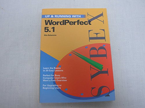 9780895888280: Up and Running with WordPerfect 5.1