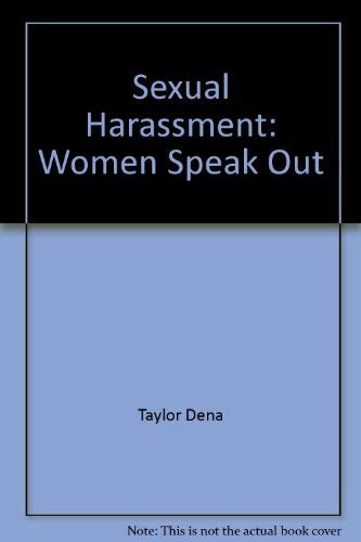 Beispielbild fr Sexual harassment: Women speak out zum Verkauf von mountain