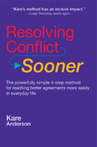 Stock image for Resolving Conflict Sooner for sale by ThriftBooks-Atlanta